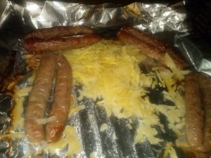 sausage and hashbrowns